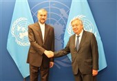 أمیر عبداللهیان یلتقی الأمین العام للأمم المتحدة