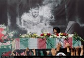تشییع و تدفین شهید گمنام در ستاد فرماندهی مرزبانی فراجا