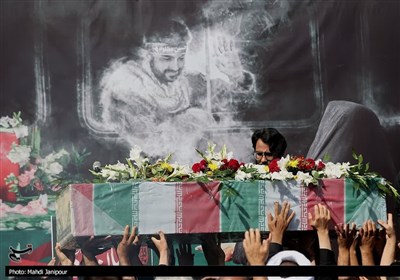  تشییع و تدفین شهید گمنام در ستاد فرماندهی مرزبانی فراجا 