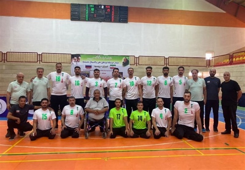 برتری تیم‌های والیبال نشسته ایران در دیدارهای تدارکاتی با روسیه
