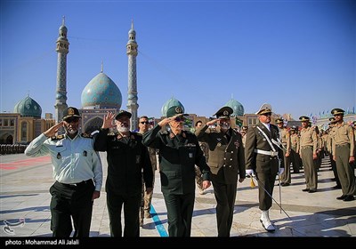 آیین مشترک عهد سربازی و تجدید بیعت نیروهای مسلح جمهوری اسلامی ایران با امام زمان(عج) با حضور سردار سرلشکر پاسدار محمد باقری رئیس ستاد کل نیروهای مسلح، امیر سرلشکر سید عبدالرحیم موسوی فرمانده کل ارتش، سردار سرتیپ پاسدار علی فدوی جانشین فرمانده کل سپاه پاسداران انقلاب اسلامی، سردار سرتیپ قاسم رضایی جانشین فرمانده انتظامی جمهوری اسلامی ایران، فرماندهان عالی‌رتبه نیروهای مسلح، مقامات کشوری و لشکری، روحانیون، مردم و جمعی از کارکنان ارتش، سپاه، فراجا و بسیج در مسجد جمکران قم 