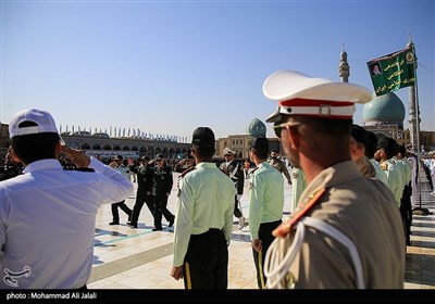 آیین مشترک عهد سربازی و تجدید بیعت نیروهای مسلح جمهوری اسلامی ایران با امام زمان(عج) با حضور سردار سرلشکر پاسدار محمد باقری رئیس ستاد کل نیروهای مسلح، امیر سرلشکر سید عبدالرحیم موسوی فرمانده کل ارتش، سردار سرتیپ پاسدار علی فدوی جانشین فرمانده کل سپاه پاسداران انقلاب اسلامی، سردار سرتیپ قاسم رضایی جانشین فرمانده انتظامی جمهوری اسلامی ایران، فرماندهان عالی‌رتبه نیروهای مسلح، مقامات کشوری و لشکری، روحانیون، مردم و جمعی از کارکنان ارتش، سپاه، فراجا و بسیج در مسجد جمکران قم 