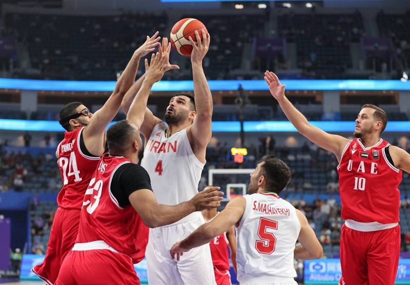 2022 Asian Games: Iran Basketball Defeats UAE