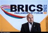 سخنرانی محمدباقر قالیباف رئیس مجلس شورای اسلامی در نهمین مجمع پارلمانی گروه بریکس در ژوهانسبورگ - آفریقای جنوبی 