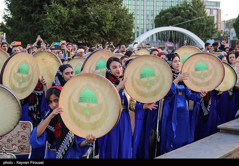 اجتماع ذاکران نبوی در سنندج- عکس استانها تسنیم