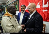 حضور رئیس مجلس در مرکز اسلامی ژوهانسبورگ- عکس خبری تسنیم
