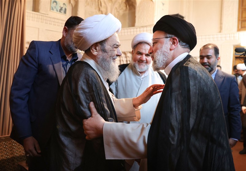 در دیدار رئیس جمهور ‌با آیت‌الله مظاهری چه گذشت؟ + تصاویر