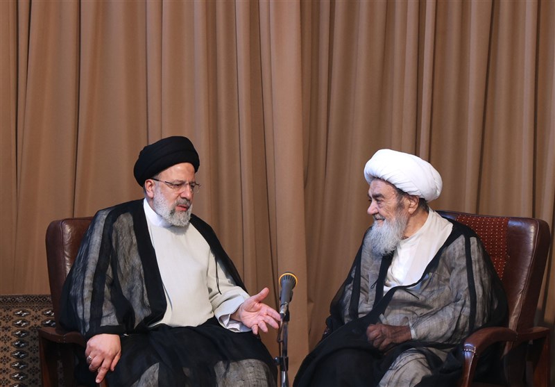 در دیدار رئیس جمهور ‌با آیت‌الله مظاهری چه گذشت؟ + تصاویر