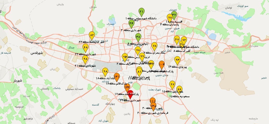 کیفیت هوای تهران , شرکت کنترل کیفیت هوا , 