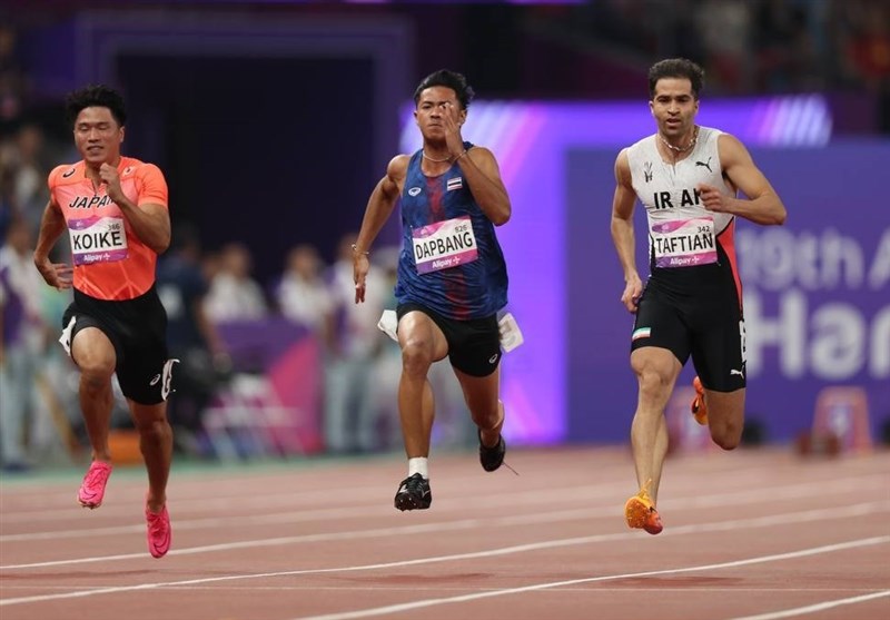 Iran’s Taftian Advances to 100m Final in 2022 Asian Games