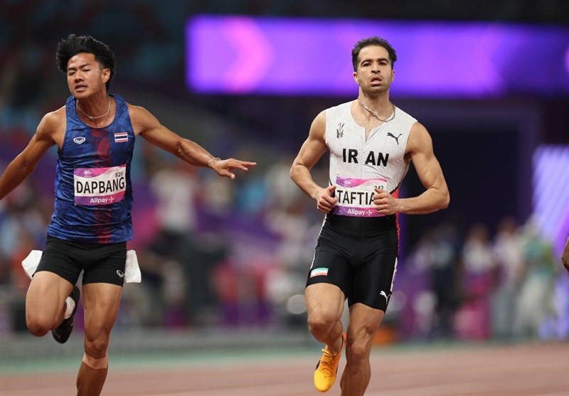 Iran’s Taftian Fails to Win Medal in 100m Final: 2022 Hangzhou