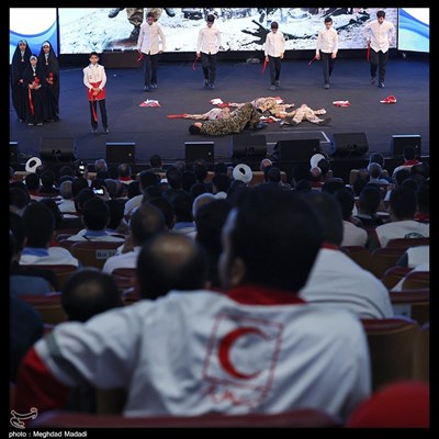 مراسم تجلیل از خادمان هلال احمر در اربعین حسینی