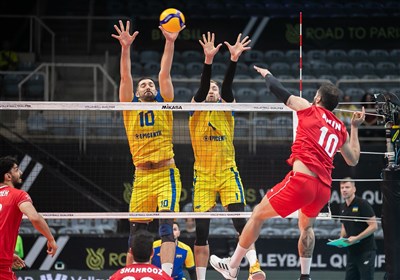  والیبال انتخابی المپیک| شکست سنگین ایران مقابل اوکراین 
