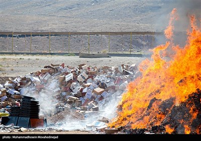 امحای بیش از 1300 تن کالای قاچاق