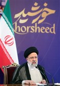 آیت الله سید ابراهیم رئیسی، رئیس جمهور در مراسم جشنواره بین‌المللی رسانه ای خورشید