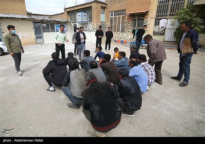 جمع‌آوری معتادان متجاهر در زنجان