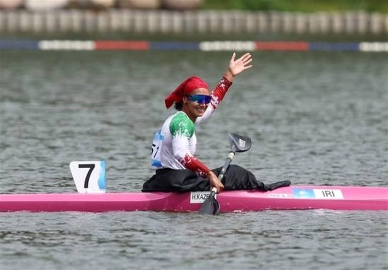 Iranian Woman Canoe Sprinter Kazemi Claims Silver at Hangzhou