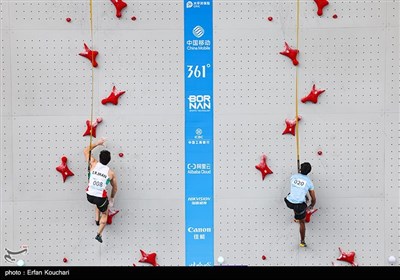 بازی‌های آسیایی هانگژو - مسابقات سنگ‌نوردی سرعت