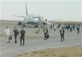 نخستین پرواز مسافری فرودگاه گناباد پس از 30 سال به زمین نشست