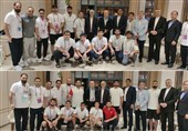 بازی‌های آسیایی هانگژو| دیدار وزیر ورزش با اعضای تیم‌های ملی کشتی + عکس