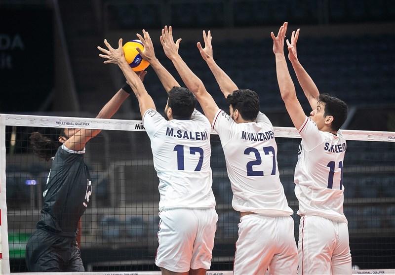 والیبال انتخابی المپیک| ثبت اولین پیروزی ایران مقابل قطر