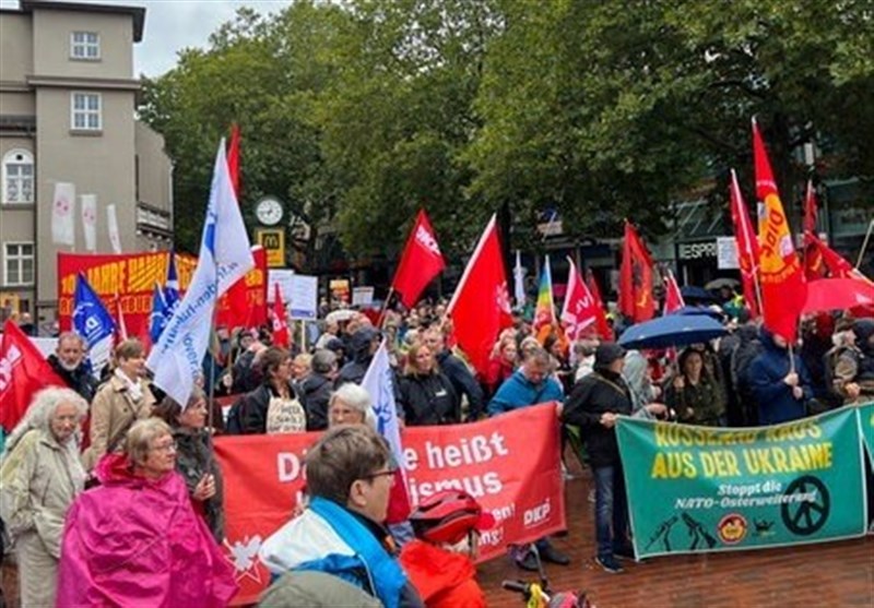 برگزاری اعتراضات ضد دولتی آلمان در روز وحدت ملی