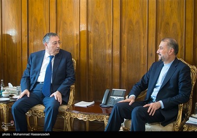 دیدار نماینده ویژه رئیس جمهور آذربایجان با وزیر امور خارجه