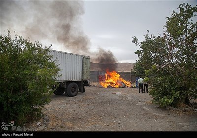 امحا 860 کیلوگرم مواد مخدر در کرمانشاه
