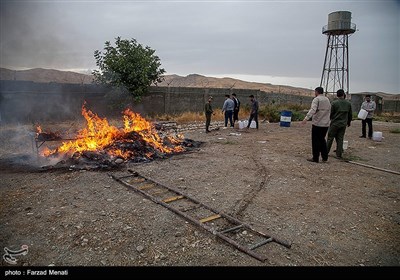 امحا 860 کیلوگرم مواد مخدر در کرمانشاه