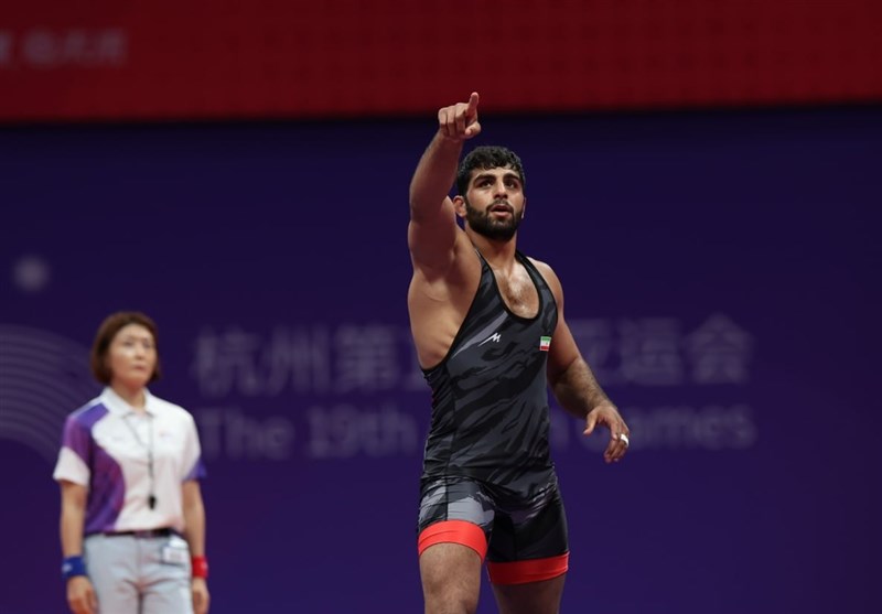 Iranian Greco-Roman Wrestler Saravi Takes Gold at Hangzhou