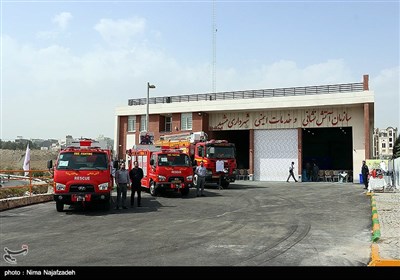 آیین افتتاحیه ایستگاه 55 آتش نشانی مشهد