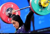وزنه‌برداری قهرمانی آسیا| الهه رزاقی به مدال نقره رسید