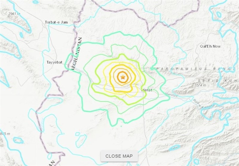 زمین‌لرزه‌های پیاپی در هرات افغانستان/ قدرت زلزله بیش از 6 ریشتر گزارش شده است