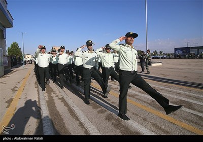 صبحگاه عمومی فرماندهی انتظامی غرب استان تهران در شهریار