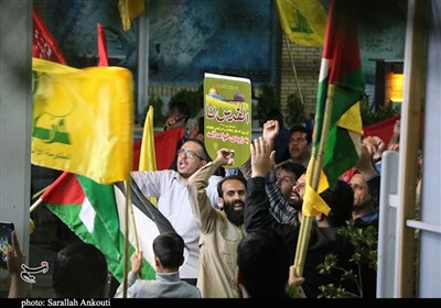 میدان قدس اصفهان صحنه حمایت همه جانبه از مقاومتِ فلسطین