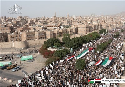  اعلام همبستگی مجدد «صعده» با ملت فلسطین/ تظاهرات گسترده صنعا در حمایت از غزه 