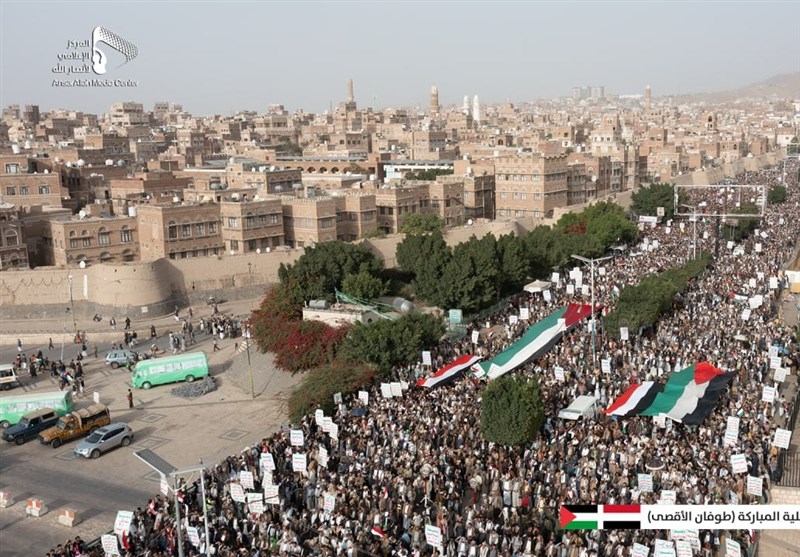 اعلام همبستگی مجدد «صعده» با ملت فلسطین/ تظاهرات گسترده صنعا در حمایت از غزه