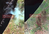 Satellite Images Show Heavy Missile Attacks on Tel Aviv, Sderot