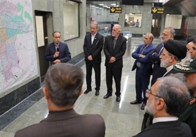  رئیسی ۴ ایستگاه مترو تهران در خطوط ۶ و ۷ را افتتاح کرد 