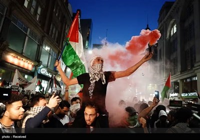 تجمع در حمایت از مردم فلسطین