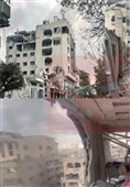 حمله صهیونیست‌ها به دفتر شبکه العالم در غزه + فیلم