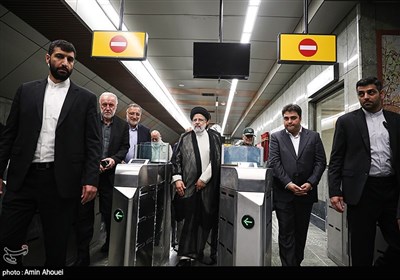 افتتاح 4 ایستگاه مترو تهران با حضور رئیس جمهور