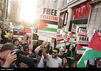 تجمع در حمایت از مردم فلسطین