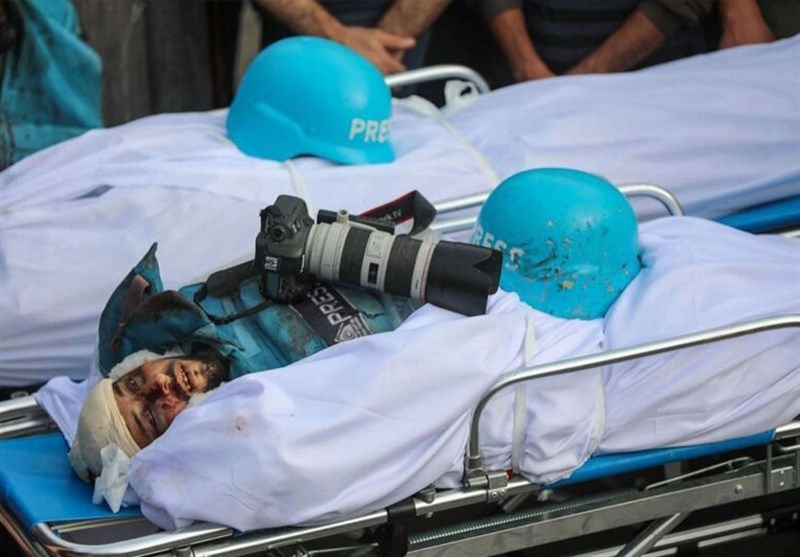 جزئیات شهادت 9 خبرنگار در حمله رژیم صهیونیستی به غزه + تصاویر