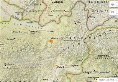  وقوع دو زلزله پیاپی در ولایت «بغلان» افغانستان 