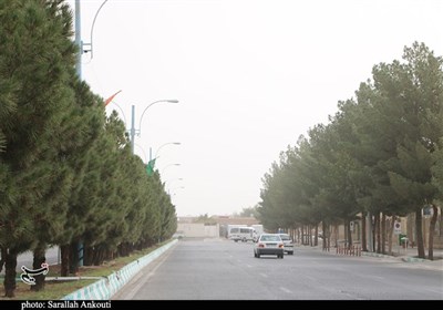 گرد و غبار کرمانشاه را در بر می‌گیرد/ هشدار نارنجی صادر شد