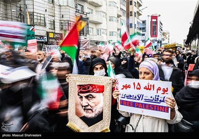 Iranians Express Solidarity with Palestine, Condemn Israeli Crimes