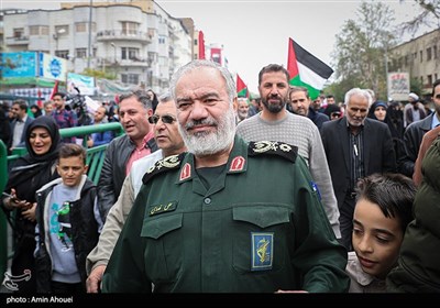 مسيرات في طهران تنديدا بجرائم الكيان الصهيوني في فلسطين