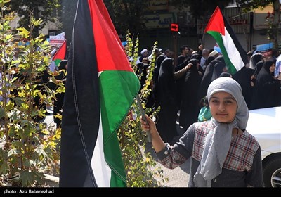 راهپیمایی محکومیت جنایات رژیم صهیونیستی در فلسطین - خرم آباد