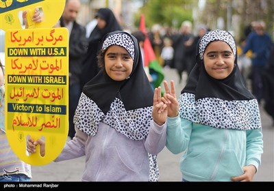 راهپیمایی محکومیت جنایات رژیم صهیونیستی در فلسطین - رشت